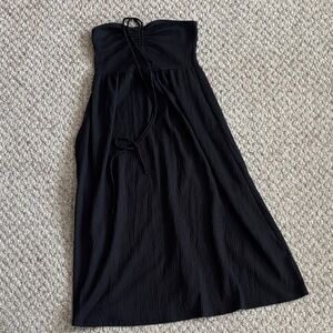 H&M Black Strapless Dress
